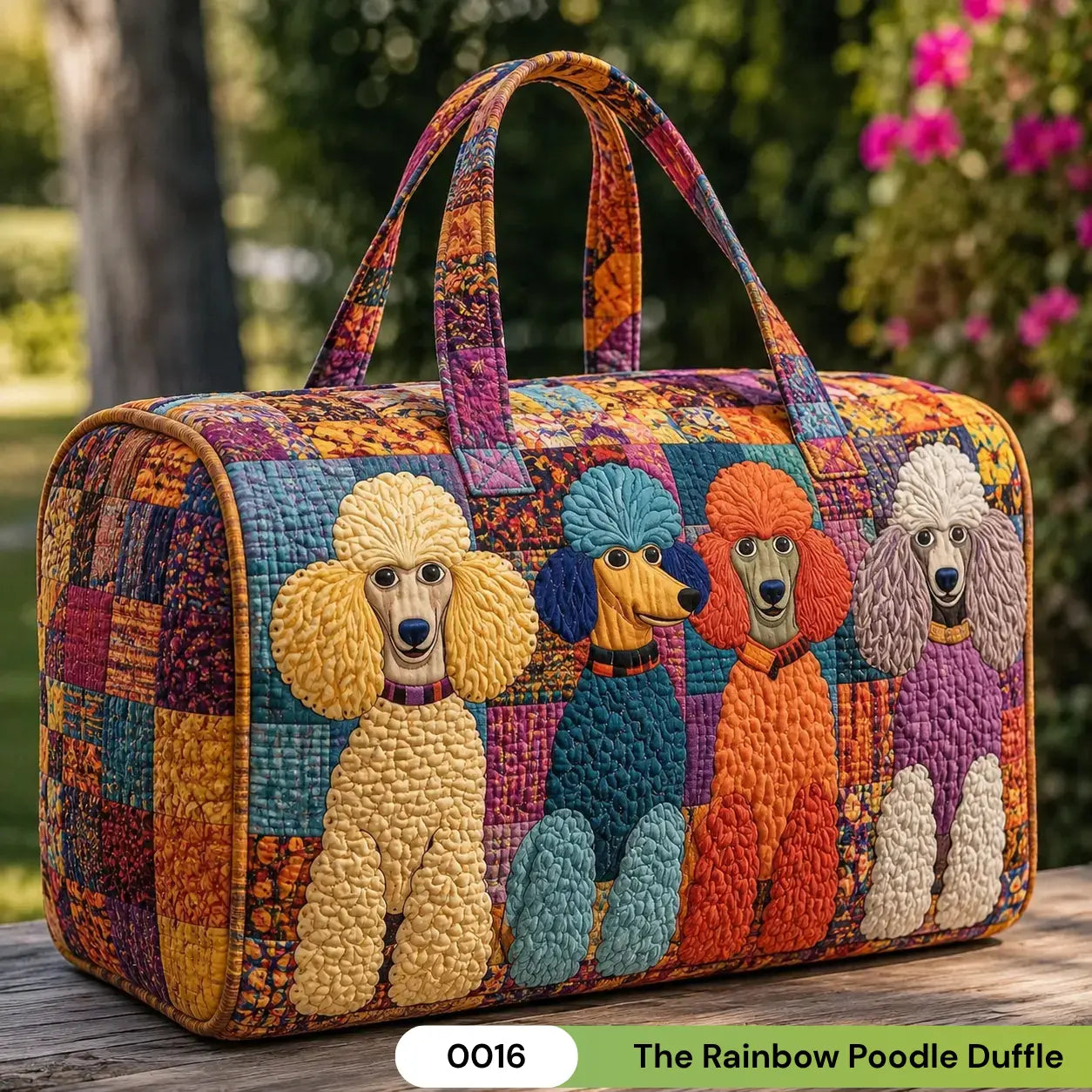 Quilted Duffle Dog Bag