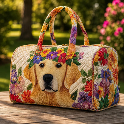 Quilted Duffle Dog Bag