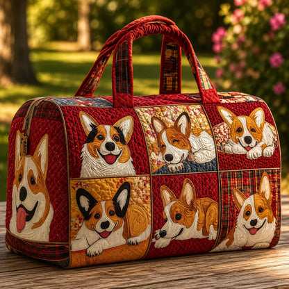 Quilted Duffle Dog Bag