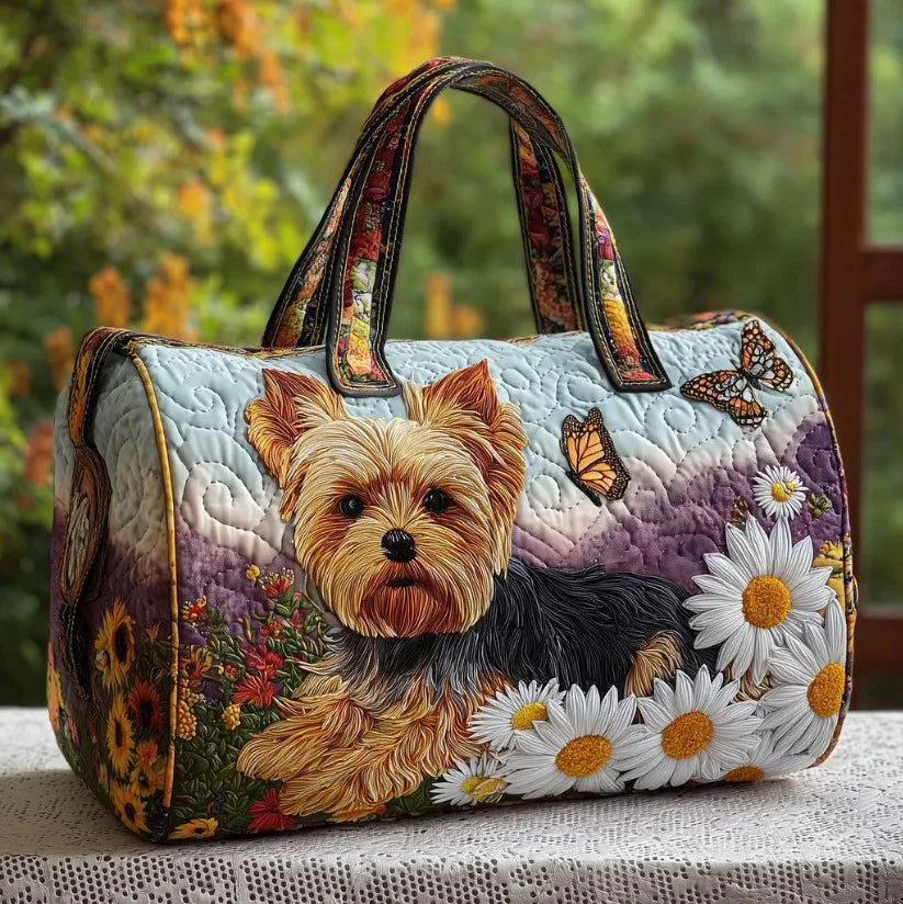 Quilted Duffle Dog Bag