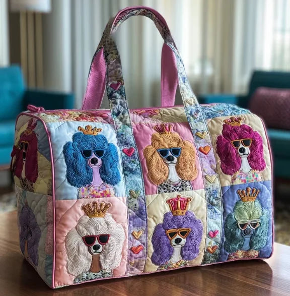 Quilted Duffle Dog Bag