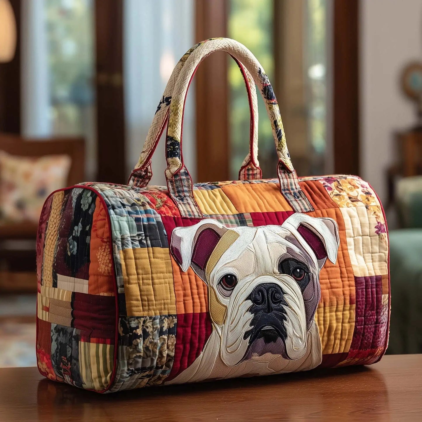 Quilted Duffle Dog Bag