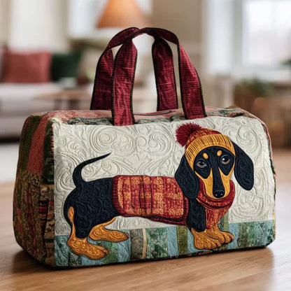 Quilted Duffle Dog Bag