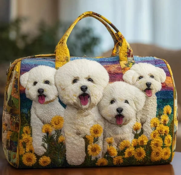 Quilted Duffle Dog Bag