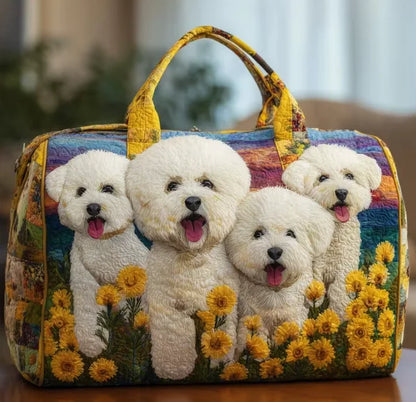 Quilted Duffle Dog Bag