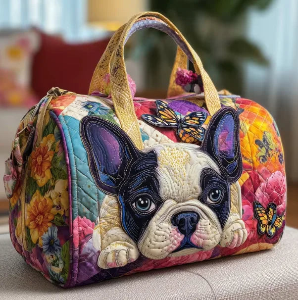 Quilted Duffle Dog Bag
