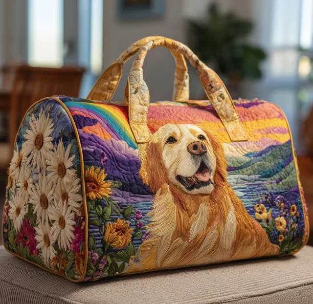 Quilted Duffle Dog Bag