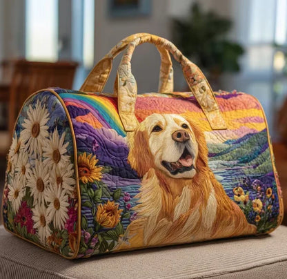 Quilted Duffle Dog Bag