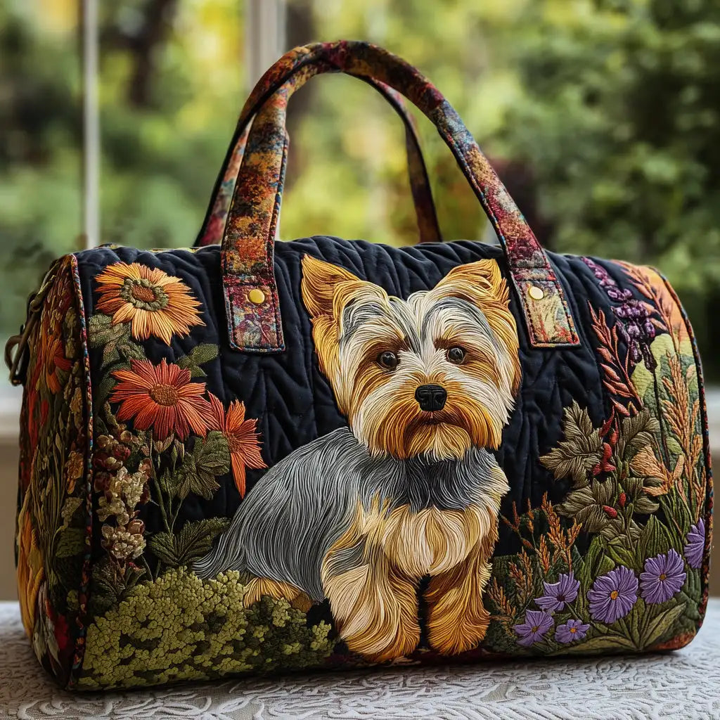 Quilted Duffle Dog Bag