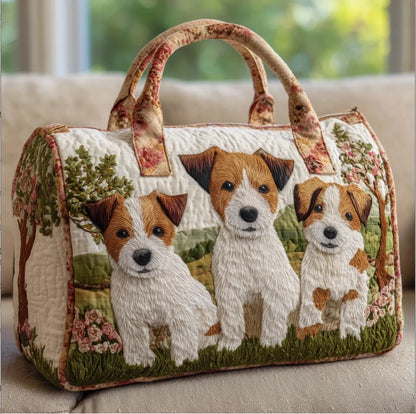 Quilted Duffle Dog Bag